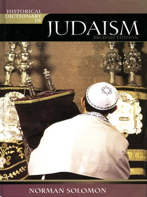 cover image of Historical Dictionary of Judaism